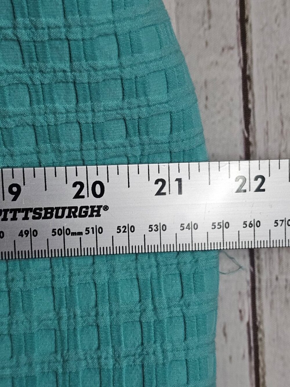 Liz Claiborne Dress sz 16 Teal Basketweave Knee Length Pockets Lined Work Office - Picture 14 of 14